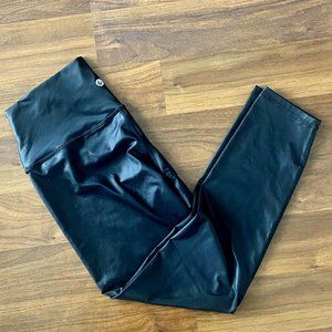 Four Athletics Vegan Black Leather Leggings size 8 Limited Edition